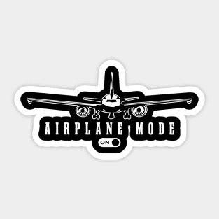 Airplane Mode ON - Funny Flight Travel Switch Sticker